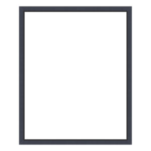 7/8" MLDG MATTE BLK FLAT W/BEVEL LP