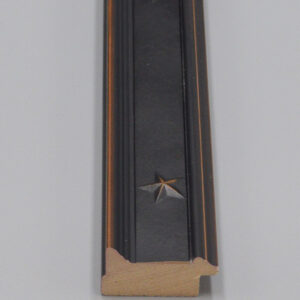 1 3/8" DK Brown w/ Stars 209