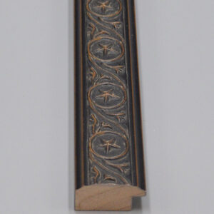 1 3/8" Antique DK Brown w/ Stars 212