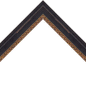 1300-905 - 1 1/4" Distressed Espresso Gold Bead Lip