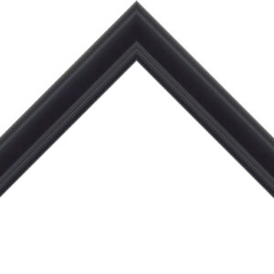300-445 - 1 1/8" Black Notch Rolled Edge