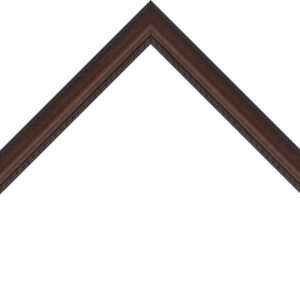 875-70 - 1 1/4" Walnut Scoop/Black Bead