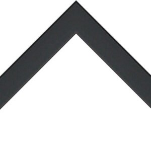 1 1/4" Black No-Gesso Flat