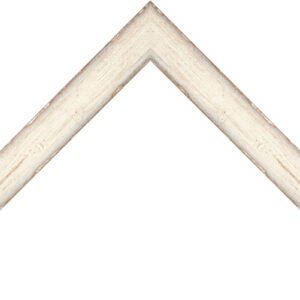 1 3/8" Distressed White Wash Flat