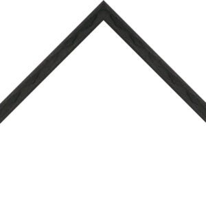 3/4" Black Decorative Compo